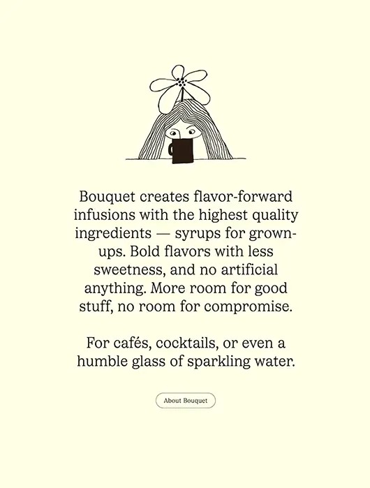 Homepage before redesign, original website layout